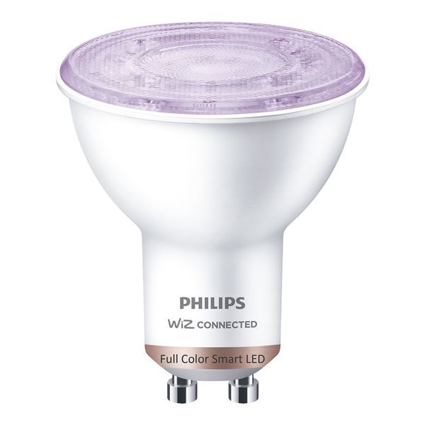 Imagen de Lámpara Led Inteligente Philips Wiz 4,7W GU10 Blanco Y Color
