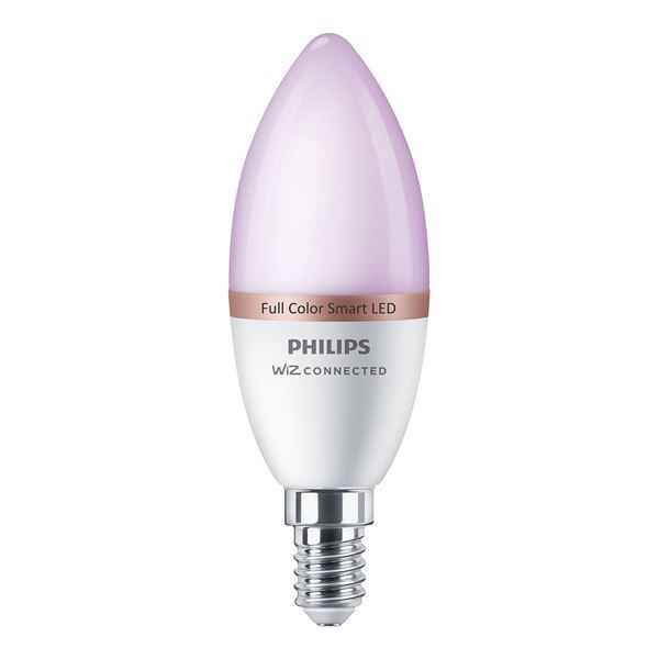 Imagen de Lámpara Led Inteligente Philips Wiz 4,9W E14 Blanco Y Color