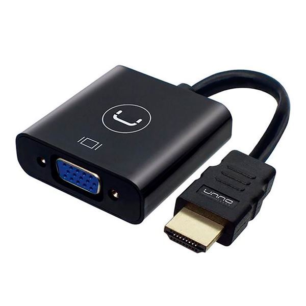Imagen de Adaptador Hdmi Macho A Vga Hembra Unno Full Hd Uxga