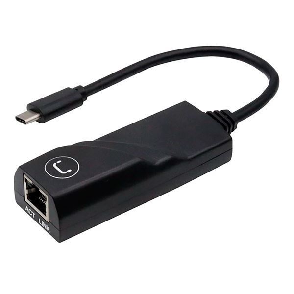 Imagen de Adaptador Unno Tipo C A Ethernet Rj45 Conector Usb 3.0 C