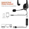 Imagen de Auriculares Cableados 3,5mm Usb Hypergear V100 Office