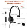 Imagen de Auriculares Cableados 3,5mm Usb Hypergear V100 Office