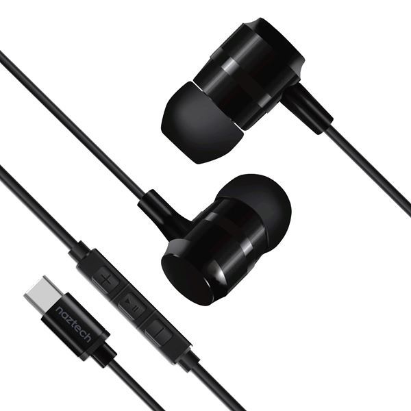 Imagen de Auriculares Cableados Usb C Naztech Platinum Llamadas