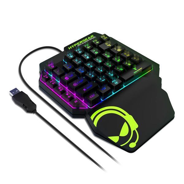 Imagen de Teclado Para Juegos De Una Mano Hypergear KeyVictory Rgb