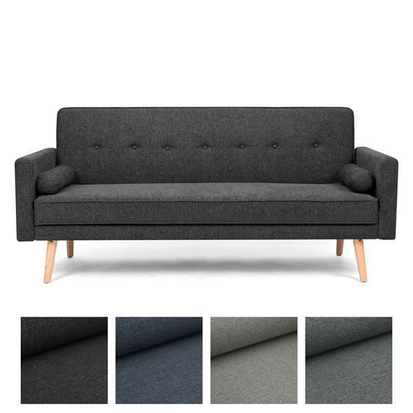 Imagen de Sofá Cama Nórdico Negro
