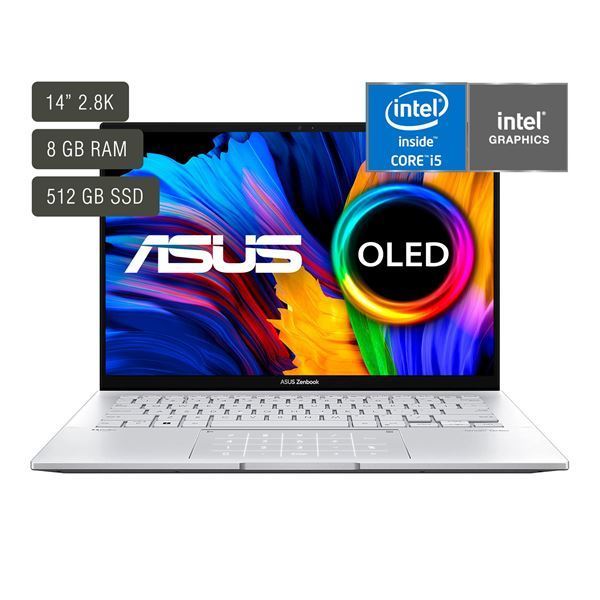 Imagen de Asus Zenbook 14'' Intel I5 SSD 512gb 8gb Win11 UX3402VA-KN154W