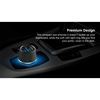 Imagen de Cargador De Auto Oraimo 2 Usb 2,1A Anillo Led